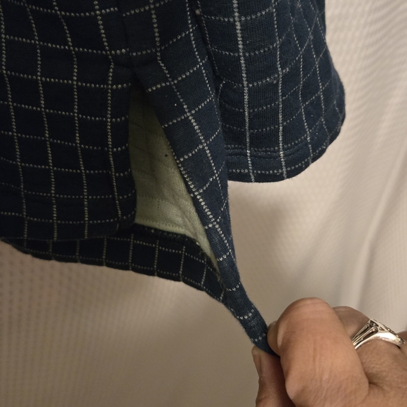 Ruby Rd. Women's Blue Checkered Jacket - Picture 3 of 5